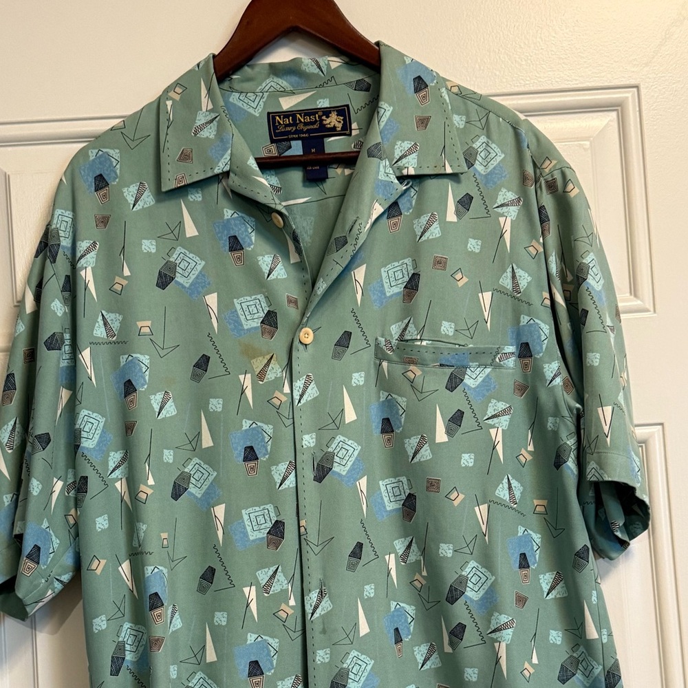 Nat Nast the silk vintage short sleeve shirt
